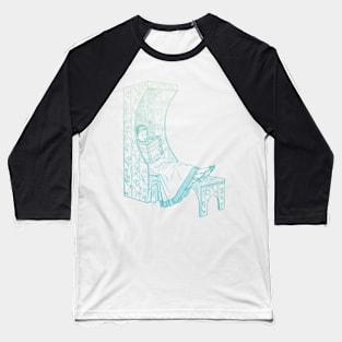 Reading Nook in Sky Baseball T-Shirt